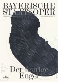 Der feurige Engel (Plakat)
