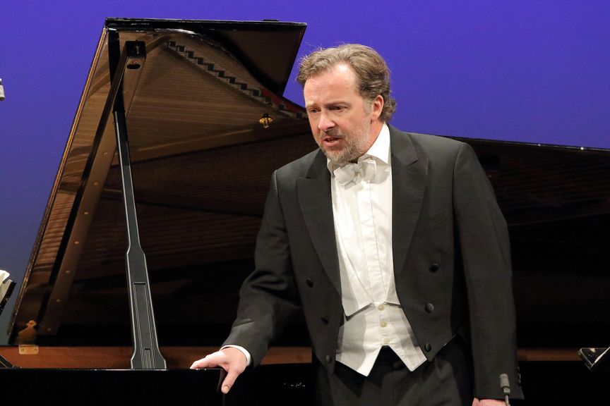 Christian Gerhaher beim Liederabend im Nationaltheater