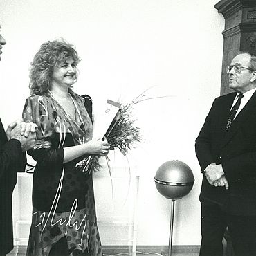 Edita Gruberova wird 1989 als Kammersängerin ausgezeichnet (Foto: Sabine Toeppfer)