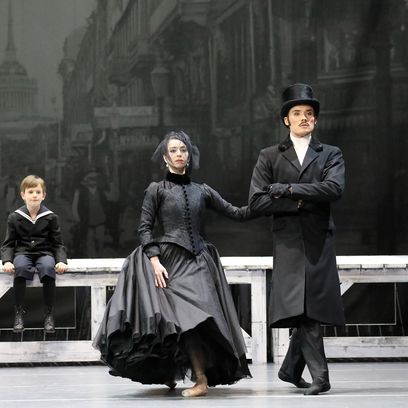 Anna Karenina, Ksenia Ryzhkova (Anna Karenina), Erik Murzagaliyev (Karenin) © W. Hösl