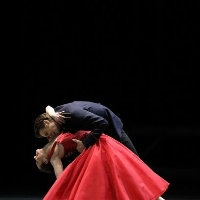 Anna Karenina, K. Ryzhkova (Anna Karenina), Matthew Golding (Wronski) © W. Hösl