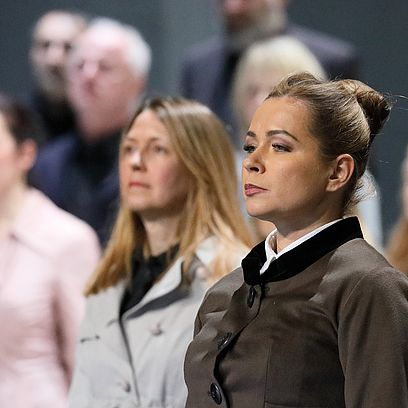 Szene Macbeth: Nahaufnahme einer Frau