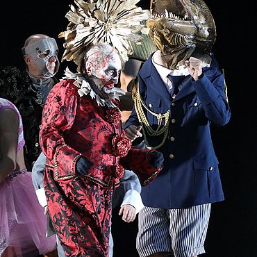 Willi Brummer in DIE SCHWEIGSAME FRAU (2017, Foto: Wilfried Hösl)