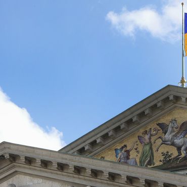 Presseinfo: 24.2.23: Gruß an die Ukraine