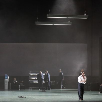 Roberto Devereux: Charles Castronovo (Roberto Devereux), Chor der Bayerischen Staatsoper