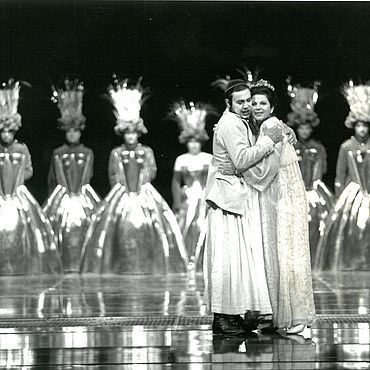 Daphne Evangelatos als Fenena in NABUCCO (1994, Foto: Wilfried Hoesl)