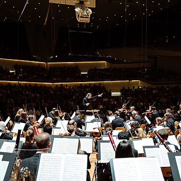 Bayerisches Staatsorchester auf der Bühne in Berlin