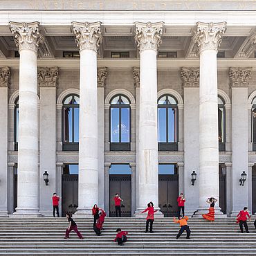 The Stairs of the Nationaltheater
