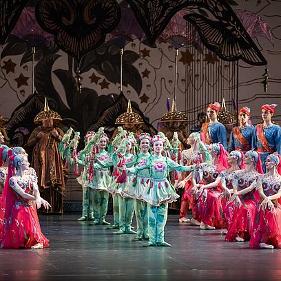 LA BAYAD&Egrave;RE - Ensemble, Ballettakademie c) Katja Kotter 