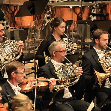 Bayerisches Staatsorchester auf der Bühne Hamburg