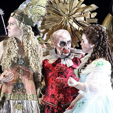 Willi Brummer in DIE SCHWEIGSAME FRAU (2017, Foto: Wilfried Hösl)