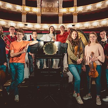 Musiker:innen im Orchestergraben