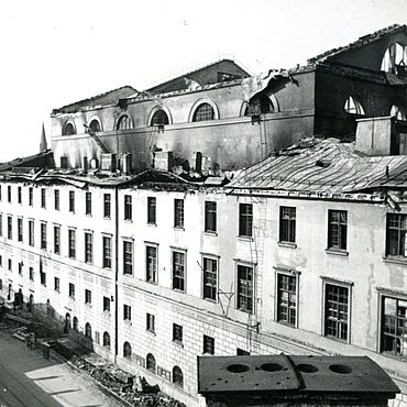 The Nationaltheater, destroyed in 1943