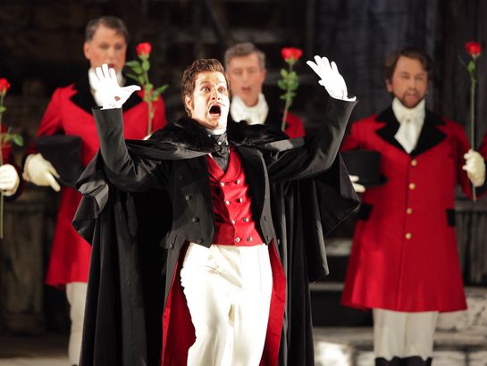 La Cenerentola: Nikolay Borchev (Dandini), Chor der Bayerischen Staatsoper