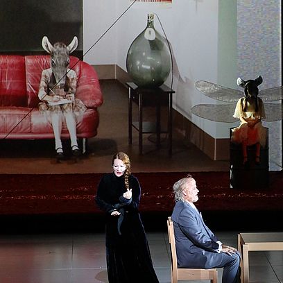 Die Gezeichneten: Catherine Naglestad (Carlotta Nardi), John Daszak (Alviano Salvago)