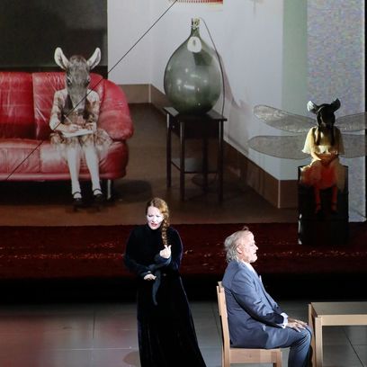 Die Gezeichneten: Catherine Naglestad (Carlotta Nardi), John Daszak (Alviano Salvago)