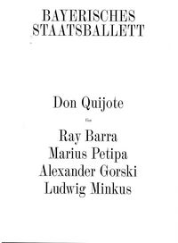 Don Quijote (Programm)