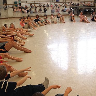 Kinder bei einem Workshop