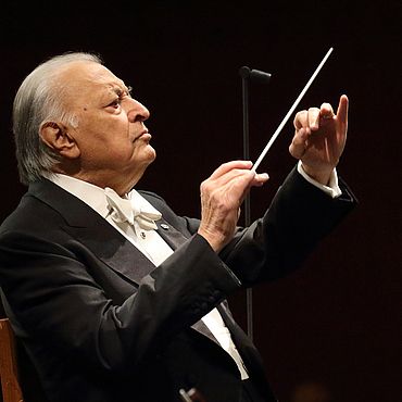 Zubin Mehta dirigiert ein Akademiekonzert