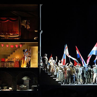 Andrea Ch&eacute;nier: Chor der Bayerischen Staatsoper, 2. Bild