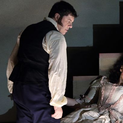 Andrea Chénier: Anja Harteros (Maddalena di Coigny) Luca Salsi (Carlo Gérard)