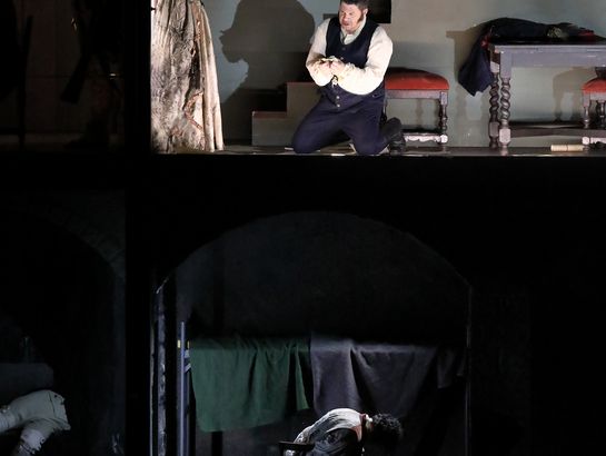 Andrea Chénier: Anja Harteros (Maddalena di Coigny) Luca Salsi (Carlo Gérard)