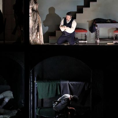 Andrea Chénier: Anja Harteros (Maddalena di Coigny) Luca Salsi (Carlo Gérard)