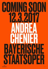 Andrea Chénier (Plakat)