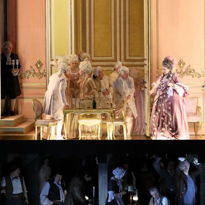 Andrea Chénier: Doris Soffel (Gräfin di Coigny), Chor der Bayerischen Staatsoper