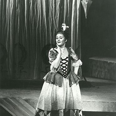 Edita Gruberova in ARIADNE AUF NAXOS (1984, Foto: Sabine Toepffer)