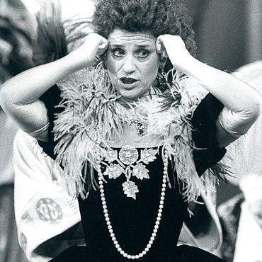 Agnes Baltsa in L'italiana in Algeri 1991 (Foto: S. Toepffer)