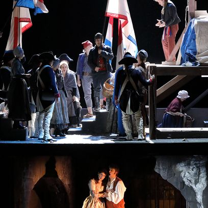 Andrea Chénier: Jonas Kaufmann (Andrea Chénier), Anja Harteros (Maddalena di Coigny)