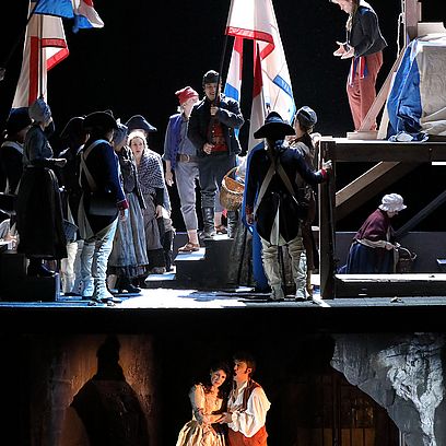 Andrea Ch&eacute;nier: Jonas Kaufmann (Andrea Ch&eacute;nier), Anja Harteros (Maddalena di Coigny)