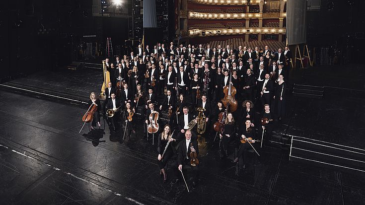 Foto der Musiker:innen des Bayerischen Staatsorchesters
