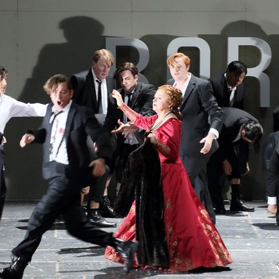 Lucrezia Borgia: Edita Gruberova (Lucrezia Borgia), Ensemble der Bayerischen Staatsoper