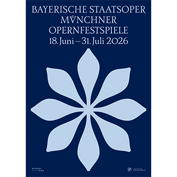 Münchner Opernfestspiele 2026 dunkelblau A0 (Plakat)