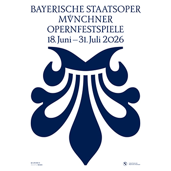 Münchner Opernfestspiele 2026 silber A0 (Plakat)