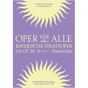 Oper für alle 2026 halbe gelbe Sonne A0 (Plakat)