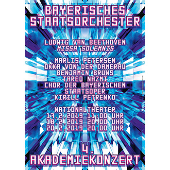 4. Akademiekonzert 2018/19 (Plakat)                                             