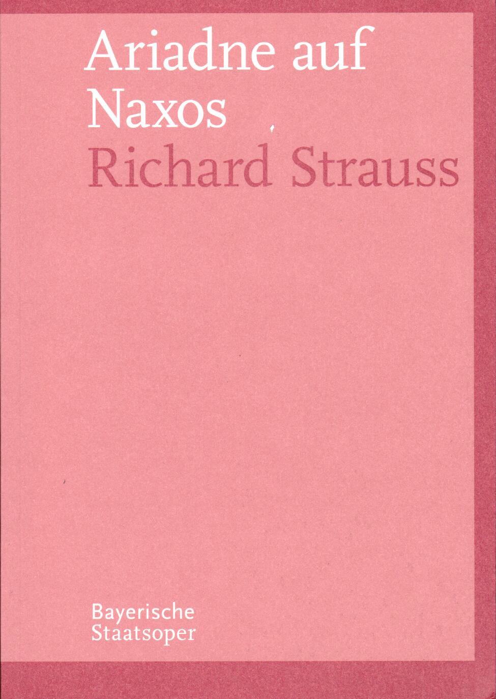 ARIADNE AUF NAXOS Bayerische Staatsoper