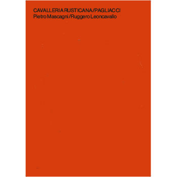 Cavalleria rusticana / Pagliacci (Programm)